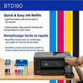 Brother Genuine BTD180M High Yield Magenta Ink Bottle, BRTBTD180MS