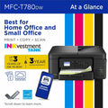 Brother MFC-T780DW Wired & Wireless INKvestment Tank Inkjet Multifunction Printer - Color, BRTMFCT780DW