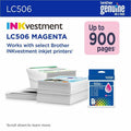 Brother Original Standard Yield Inkjet Ink Cartridge - Magenta -, BRTLC506MS