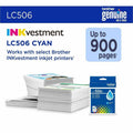 Brother Original Standard Yield Inkjet Ink Cartridge - Cyan -, BRTLC506CS
