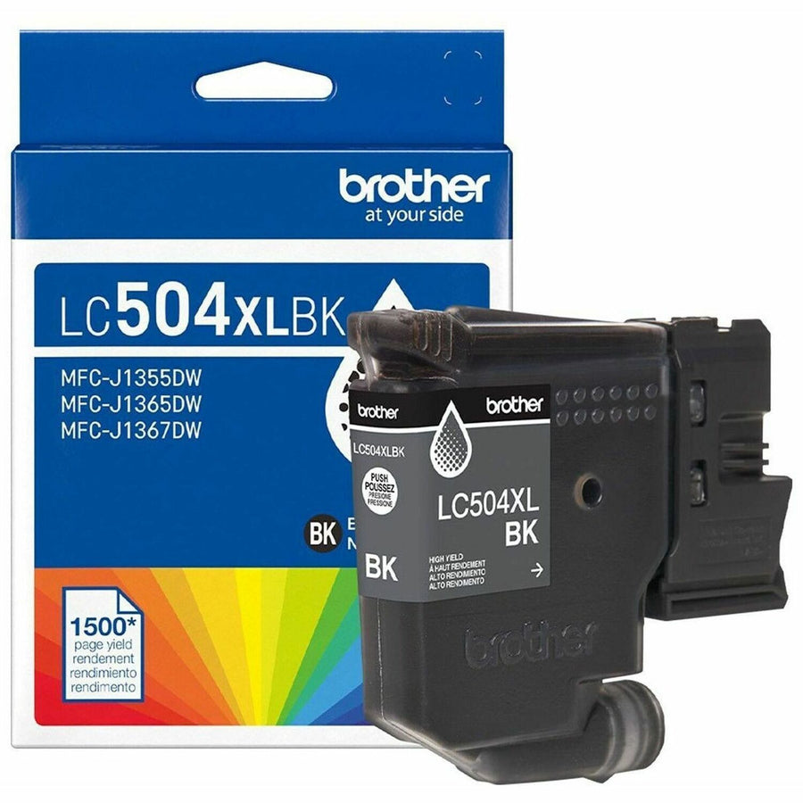 Brother LC504 Original High Yield Inkjet Ink Cartridge - Black -, 5EA/BX 4BX/CT — view 1