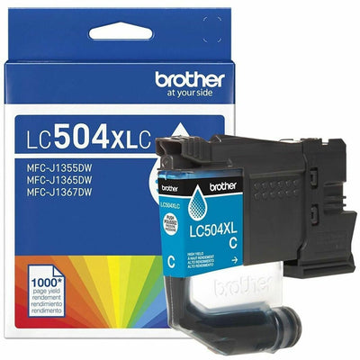 Brother LC504XLC Original High Yield Inkjet Ink Cartridge - Cyan -, 5EA/BX 4BX/CT — view 1