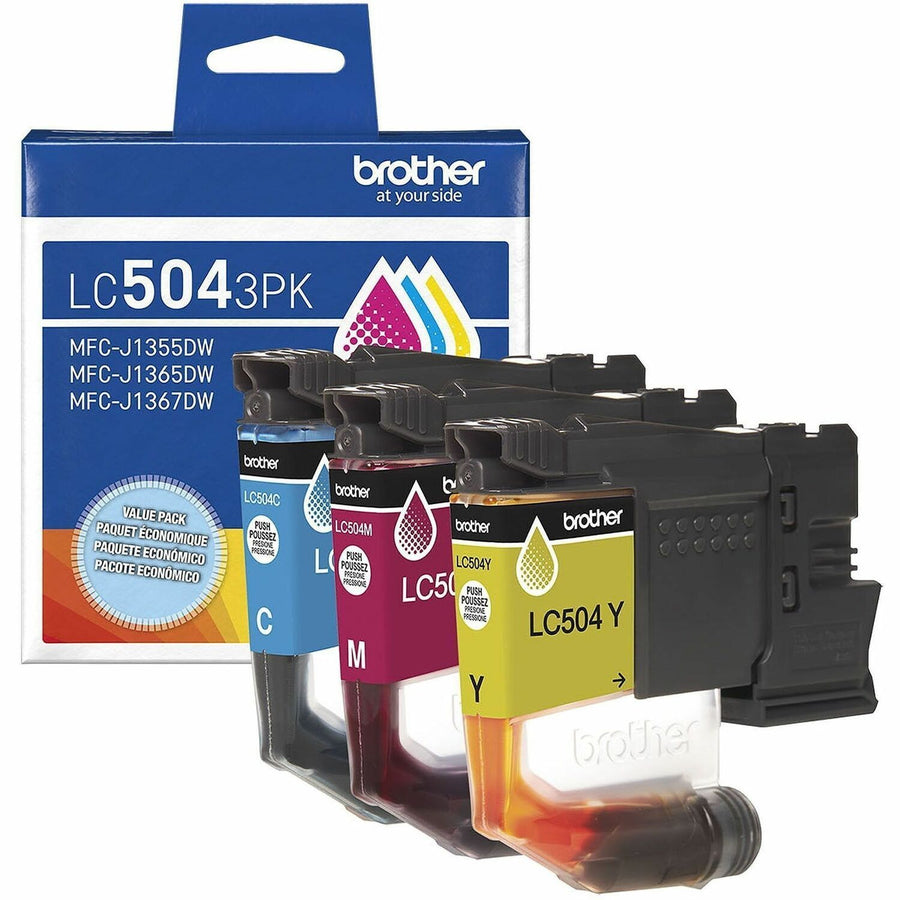 Brother Original Standard Yield Inkjet Ink Cartridge - Cyan, Magenta, Yellow -, 5PK/BX 4BX/CT — view 1