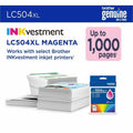 Brother Original High (XL) Yield Inkjet Ink Cartridge - Magenta -, BRTLC504XLMS