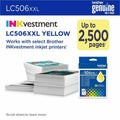 Brother LC506XXLY Original Super High Yield Inkjet Ink Cartridge - Yellow -, BRTLC506XXLYS