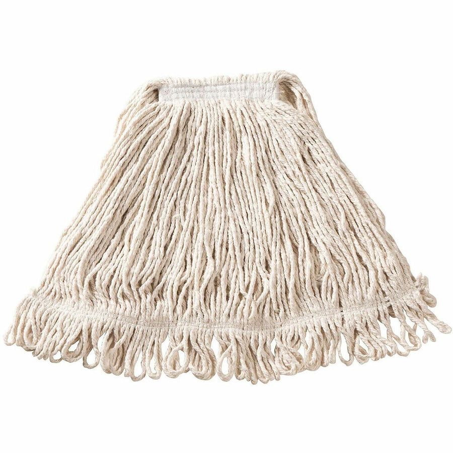 Rubbermaid Commercial Super Stitch Wet Mop, White, Looped Ends, RCP11206WH00