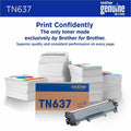 Brother TN637C Original Ultra High Yield Laser Toner Cartridge - Cyan -, BRTTN637C