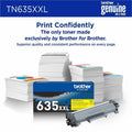 Brother TN635XXLY Original Super High Yield Laser Toner Cartridge - Yellow -, BRTTN635XXLY