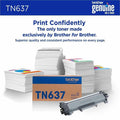 Brother TN637Y Original Ultra High Yield Laser Toner Cartridge - Yellow -, BRTTN637Y