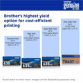 Brother TN637Y Original Ultra High Yield Laser Toner Cartridge - Yellow -, BRTTN637Y