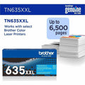 Brother Original Super High Yield Laser Toner Cartridge - Cyan -, BRTTN635XXLC