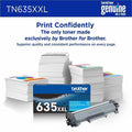 Brother Original Super High Yield Laser Toner Cartridge - Cyan -, BRTTN635XXLC