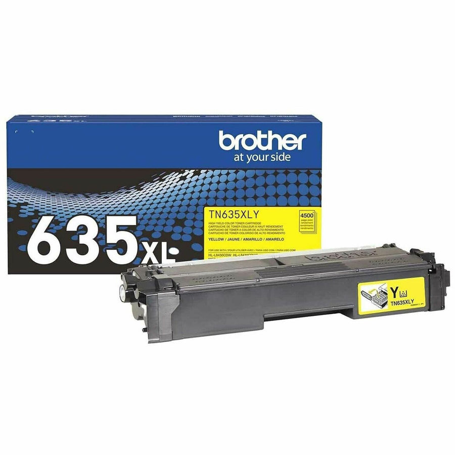 Brother Original High Yield Laser Toner Cartridge - Yellow -, 4EA/CT — view 1