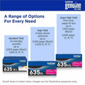 Brother Original Super High Yield Laser Toner Cartridge - Black -, BRTTN635XXLBK