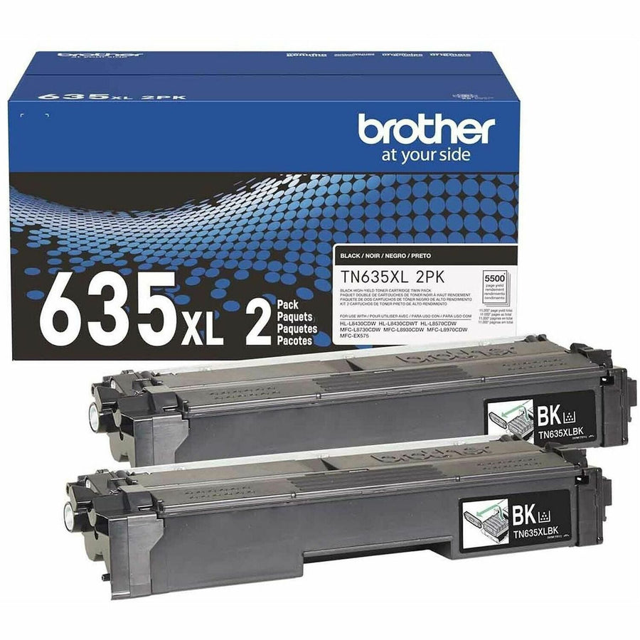 Brother Original High Yield Laser Toner Cartridge - Twin-pack - Black - 2 / Pack — view 1