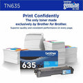 Brother TN635C Original Standard Yield Laser Toner Cartridge - Cyan -, BRTTN635C
