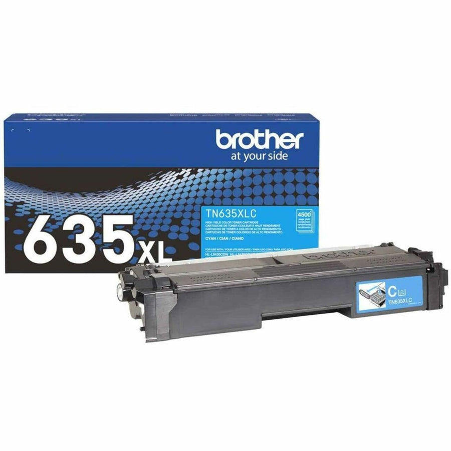 Brother Original High Yield Laser Toner Cartridge - Cyan -, 4EA/CT — view 1