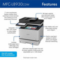 Brother MFC-L8930CDW Wired & Wireless Laser Multifunction Printer - Color - Black, White, BRTMFCL8930CDW