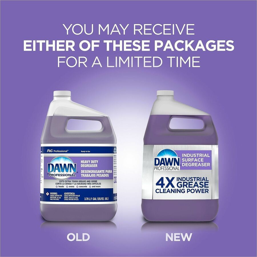 Dawn Pro Industrial Surface Degreaser, Professional, Purple, Non-flammable, 3 / Carton, PGC75326