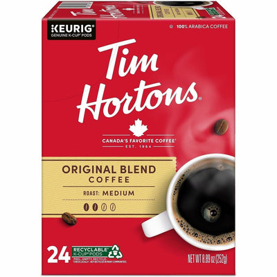 Keurig Dr Pepper . Tim Hortons K-Cup, Pod Original Blend K-Cups, 4 / Carton, GMT1281