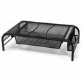 Mind Reader Monitor Stand and Organizer, Black, EMSMESHMONSTA