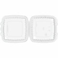 Dart Container 9" Hinged Food Containers, Clear, 2 / Carton, DCC90PPHT1CT