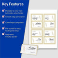 Avery Tent Card, White, 8 1/2" x 11", 80 / Pack, AVE03328