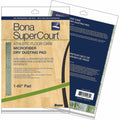Diversey SuperCourt Microfiber Dusting Pads, Green, 5 / Carton, DVOAX0003500CT