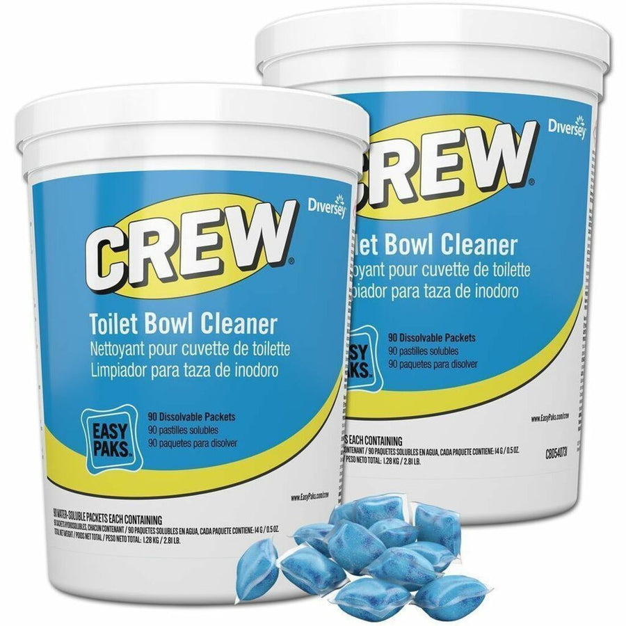 Diversey Care Crew Toilet Bowl Cleaner, Blue, Phosphorous-free, 2 / Carton, DVOCBD540731CT