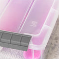 IRIS 6.2 QT Stack-and-Pull Storage Tote, Gray, IRS300008