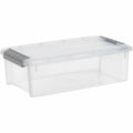 IRIS 6.2 QT Stack-and-Pull Storage Tote, Gray, IRS300008