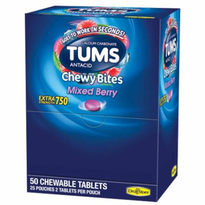 Lil' Drug Store TUMS Chewy Bites Antacids, Multi, 25 / Box, LIL81518