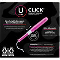 Kimberly-Clark U by Kotex Click Compact Tampons, White, 8 / Carton, KCC53445CT