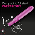Kimberly-Clark U by Kotex Click Compact Tampons, White, 8 / Carton, KCC53445CT