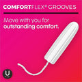 Kimberly-Clark U by Kotex Click Compact Tampons, White, 8 / Carton, KCC53445CT