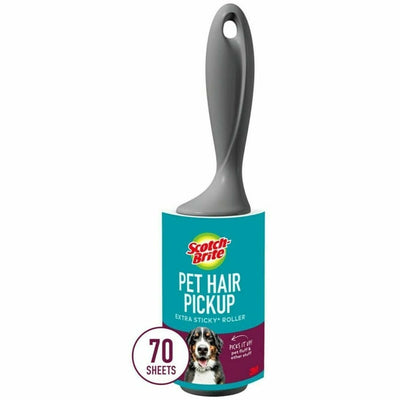 3M Scotch-Brite Pet Hair Pickup Lint Roller, MMM839RS70
