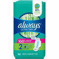Procter & Gamble Always Flexi-Wing Ultra Thin Pads, Mint Green, 3 / Carton, PGC97020CT
