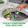 Procter & Gamble Gain Flings Detergent Pacs, Green, 4 / Carton, PGC09207CT