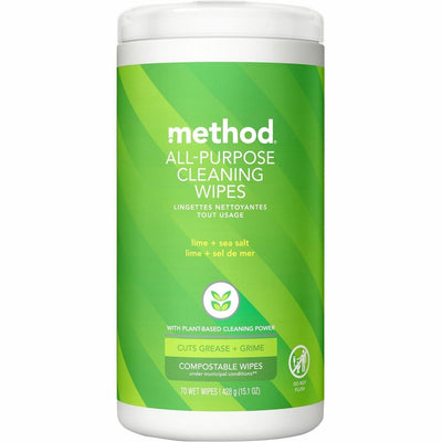 Method All-purpose Cleaning Wipes, Green, MTH365355