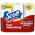 Kimberly-Clark Scott Choose-A-Sheet Paper Towels, White, 6 / Pack, KCC56570
