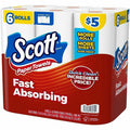 Kimberly-Clark Scott Choose-A-Sheet Paper Towels, White, 6 / Pack, KCC56570