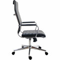Lorell Tempo Modern High-Back Executive Chair, Black, LLR63220