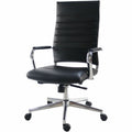 Lorell Tempo Modern High-Back Executive Chair, Black, LLR63220
