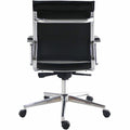 Lorell Tempo Modern Mid-Back Manager Chair, Black, LLR63221