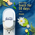 Procter & Gamble Febreze FadeDefy PLUG Air Freshener, Blue, 3 / Pack, PGC13835