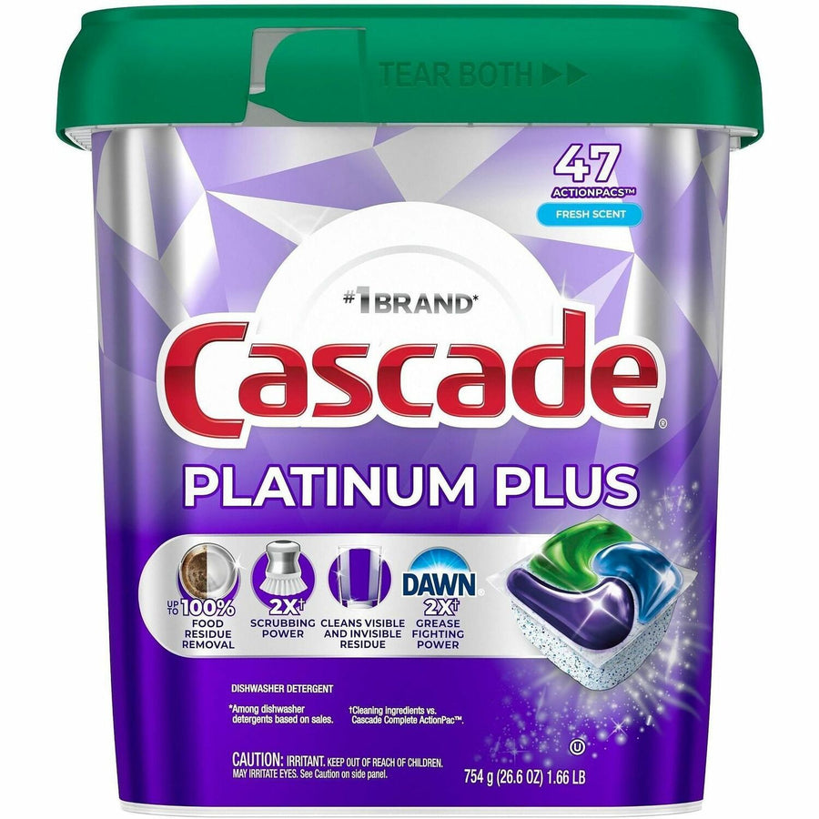 Cascade Platinum Plus ActionPacs, Purple, Enzyme Activated, 47 / Pack, PGC15793