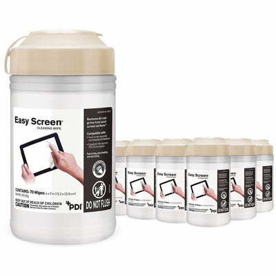PDI Healthcare Easy Screen Electronic Wipes, 70 / Pack, PDIP03672