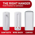 3M Command Sawtooth Picture Hangers, White, 1 Pack, MMM17042ES