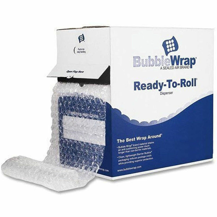 Sealed Air Multipurpose BubbleWrap with Dispenser, Natural, Recyclable, 8 / Carton, SEL100027743