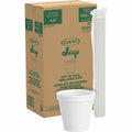 Dart Container J Cup 4 oz Insulated Foam Cups, White, 50 / Carton, DCC4J4